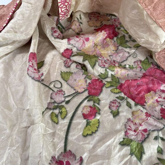 Elegant Pink Patterned Swim Coverup - Picture 9 of 12